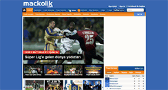 Desktop Screenshot of mackolik.com