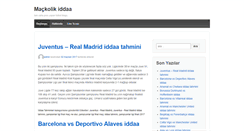 Desktop Screenshot of mackolik.org
